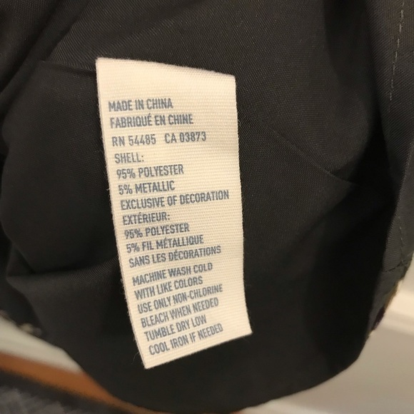 NWT American Eagle Strapless Floral Dress 6 purple - Picture 10 of 10